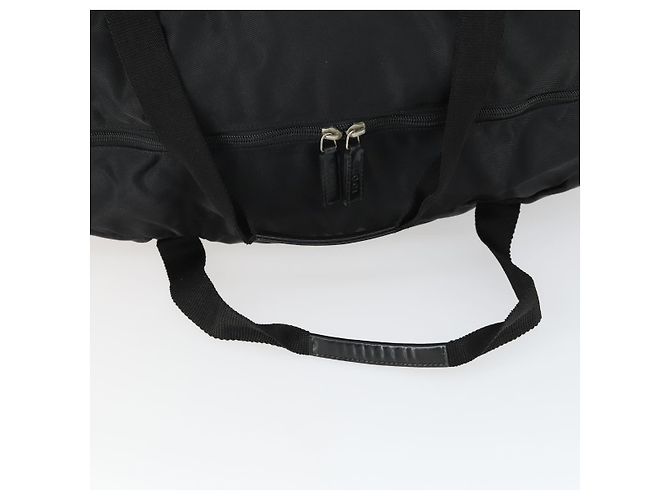 Borsa Boston GUCCI Nylon Nero Argento 012 0389 Auth bs32709 - vista 7