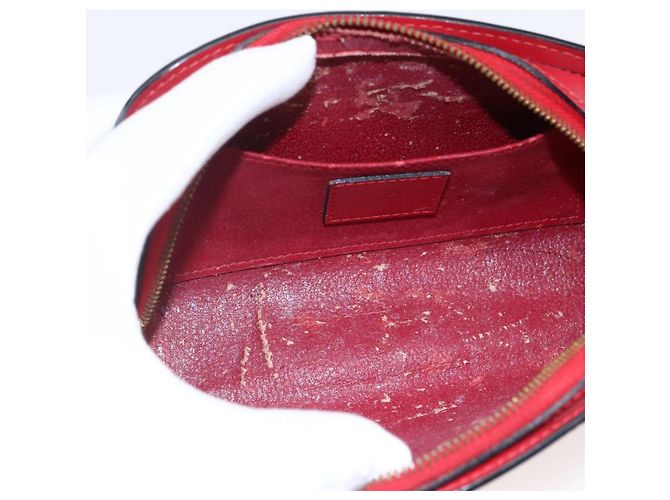 LOUIS VUITTON Pochette Dauphine PM Epi Rosso Castigliano M48447 LV Auth 171867 - vista 10