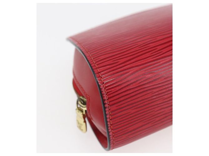 LOUIS VUITTON Pochette Dauphine PM Epi Rosso Castigliano M48447 LV Auth 171867 - vista 14