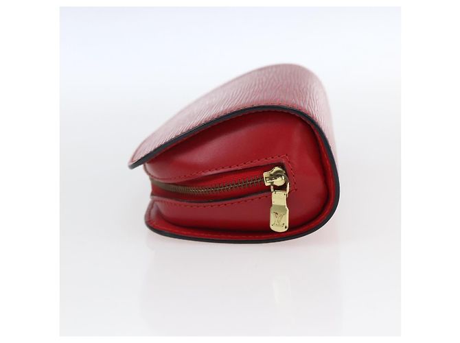 LOUIS VUITTON Pochette Dauphine PM Epi Rosso Castigliano M48447 LV Auth 171867 - vista 3