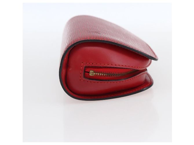 LOUIS VUITTON Pochette Dauphine PM Epi Rosso Castigliano M48447 LV Auth 171867 - vista 4
