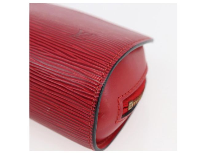 LOUIS VUITTON Pochette Dauphine PM Epi Rosso Castigliano M48447 LV Auth 171867 - vista 7