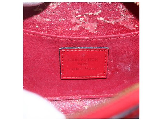LOUIS VUITTON Pochette Dauphine PM Epi Rosso Castigliano M48447 LV Auth 171867 - vista 9