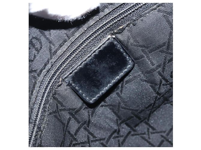 Christian Dior Borsa Tote Lady Dior Canage in Denim 2way Nero Argento Auth ka2427A - vista 20