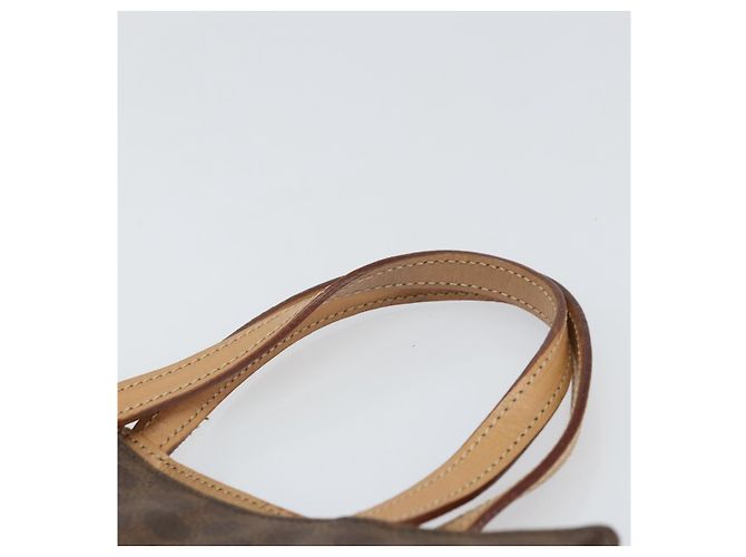 Céline Borsa a mano in tela Macadam CELINE in pelle PVC marrone oro Auth ep13084 D'oro - vista 8