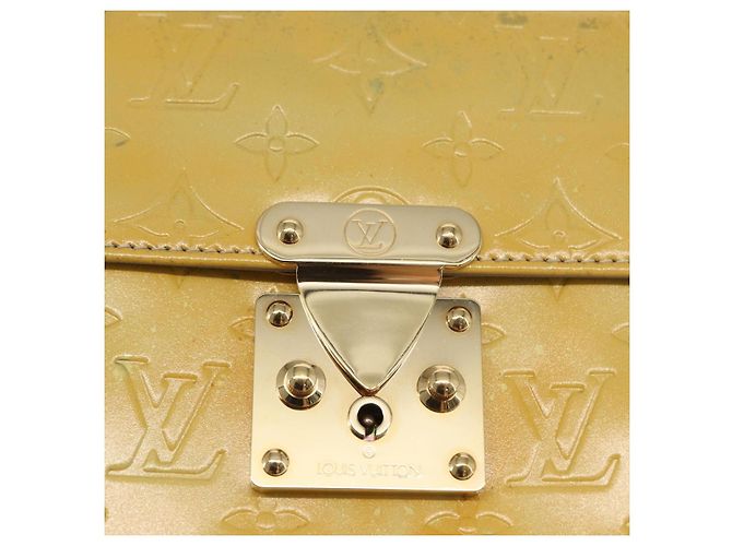 LOUIS VUITTON Borsa a mano Spring street Monogram Vernis Grigio M91029 LV Auth 171927 - vista 18