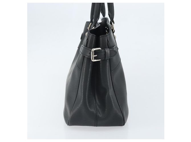 LOUIS VUITTON Borsa a Mano Epi Passy PM Nera M59262 LV Auth ka2401 Nero - vista 4