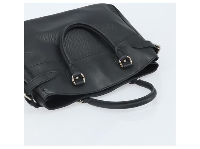 LOUIS VUITTON Borsa a Mano Epi Passy PM Nera M59262 LV Auth ka2401 Nero - vista 6