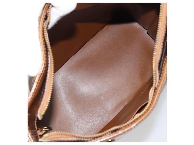 LOUIS VUITTON Borsa a Mano Houston Monogram Vernis Bronzo M91122 LV Auth 171944 - vista 11