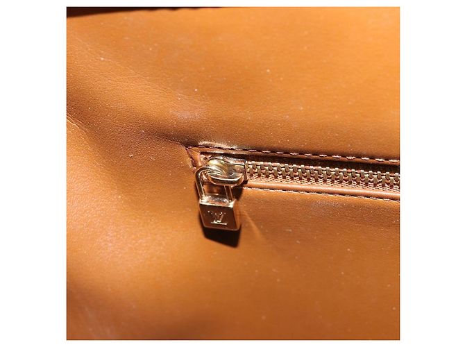 LOUIS VUITTON Borsa a Mano Houston Monogram Vernis Bronzo M91122 LV Auth 171944 - vista 21