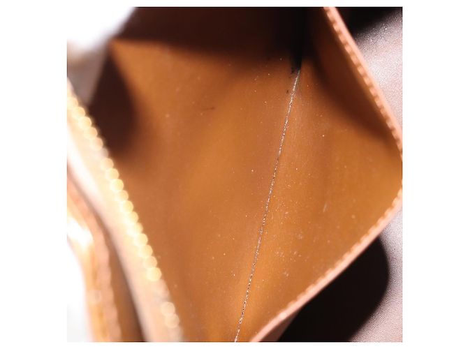 LOUIS VUITTON Borsa a Mano Houston Monogram Vernis Bronzo M91122 LV Auth 171944 - vista 23