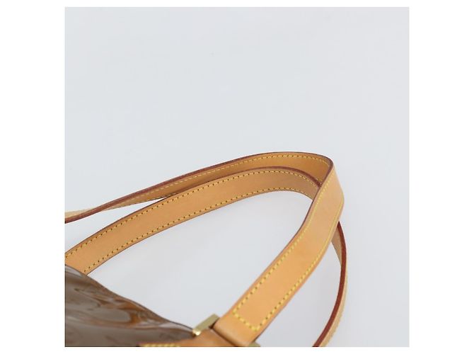 LOUIS VUITTON Borsa a Mano Houston Monogram Vernis Bronzo M91122 LV Auth 171944 - vista 8