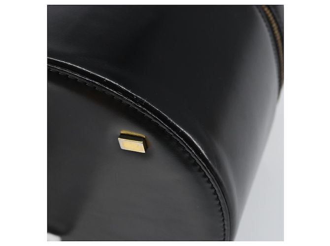 Céline Borsa a mano Vanity in pelle nera e oro Auth 169907V Nero D'oro - vista 15