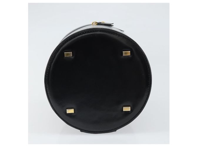 Céline Borsa a mano Vanity in pelle nera e oro Auth 169907V Nero D'oro - vista 5