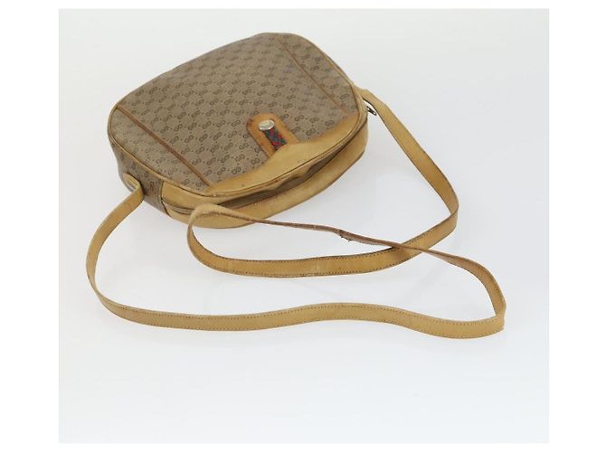 Borsa a spalla Gucci GG Supreme Web Sherry Line PVC 5 Set Beige Rosso Auth BA10584 - Ansicht 24