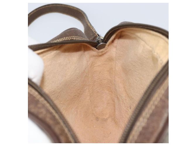 Bolsa Sherry Line GG Supreme Web da GUCCI em PVC bege e dourado 116 02 089 Auth 172071 - vista 20