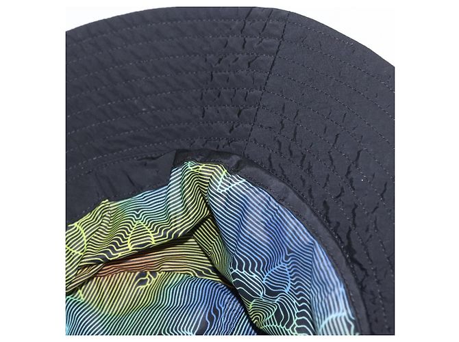 Cappello Bucket Trasformabile LOUIS VUITTON Cappello in Nylon Nero MP2552 LV Auth 171199M - vista 15