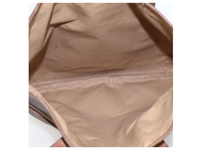 Céline Borsa tote in tela Macadam CELINE in pelle PVC marrone oro Auth bs33207 D'oro - vista 11