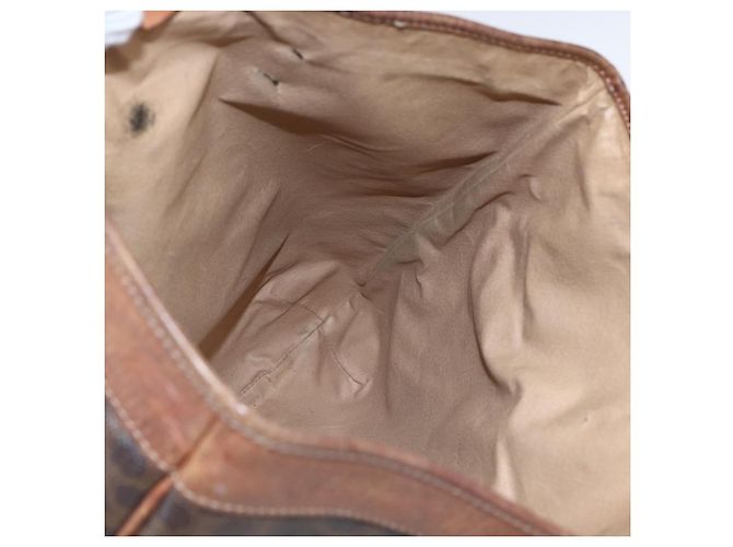Céline Borsa tote in tela Macadam CELINE in pelle PVC marrone oro Auth bs33207 D'oro - vista 19