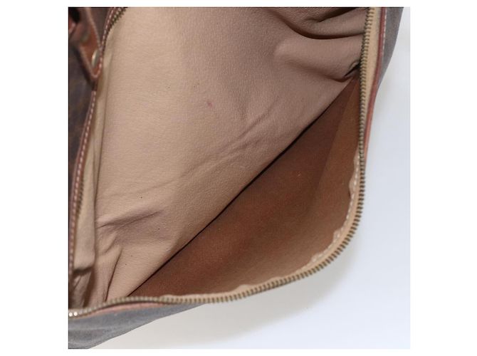 Céline Borsa tote in tela Macadam CELINE in pelle PVC marrone oro Auth bs33207 D'oro - vista 21