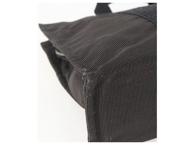 Hermès HERMES Her Line Tote MM Handtasche aus Canvas Grau Silber Authentisch 172058 Braun - Ansicht 15