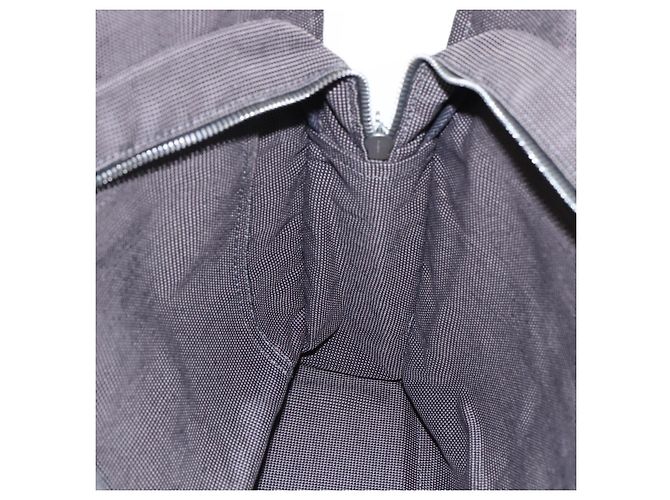 Hermès HERMES Her Line Tote MM Handtasche aus Canvas Grau Silber Authentisch 172058 Braun - Ansicht 18