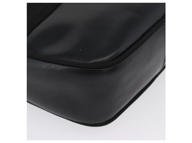 Borsa a Spalla Vala in Pelle Nera e Oro Salvatore Ferragamo Auth BA10794 Nero D'oro - vista 14