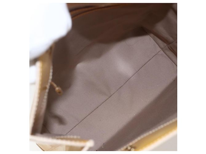 LOUIS VUITTON Monogram Vernis Reade MM Borsa a Mano Beige M91141 LV Auth 171054 - vista 11