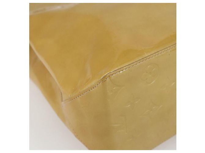 LOUIS VUITTON Monogram Vernis Reade MM Borsa a Mano Beige M91141 LV Auth 171054 - vista 14