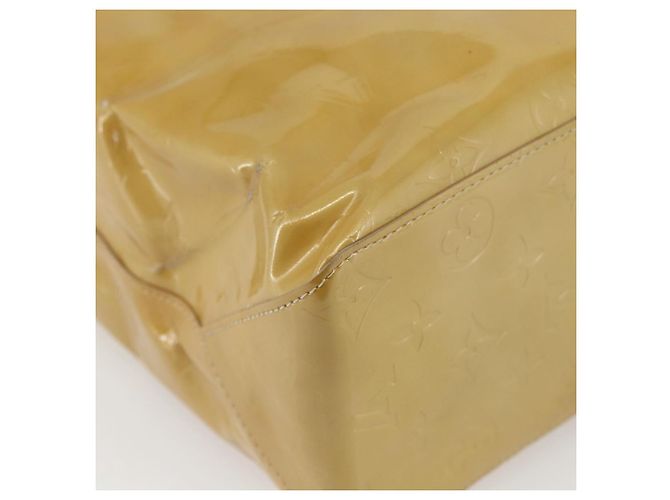 LOUIS VUITTON Monogram Vernis Reade MM Borsa a Mano Beige M91141 LV Auth 171054 - vista 16