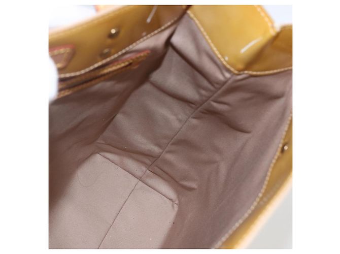 LOUIS VUITTON Monogram Vernis Reade MM Borsa a Mano Beige M91141 LV Auth 171054 - vista 17
