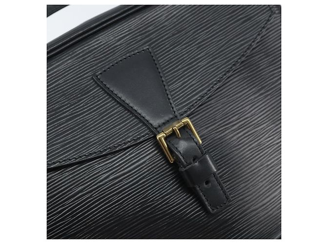 LOUIS VUITTON Borsa a Spalla Epi Jeune Fille MM Nera M52152 LV Auth ka2241 Nero - vista 18