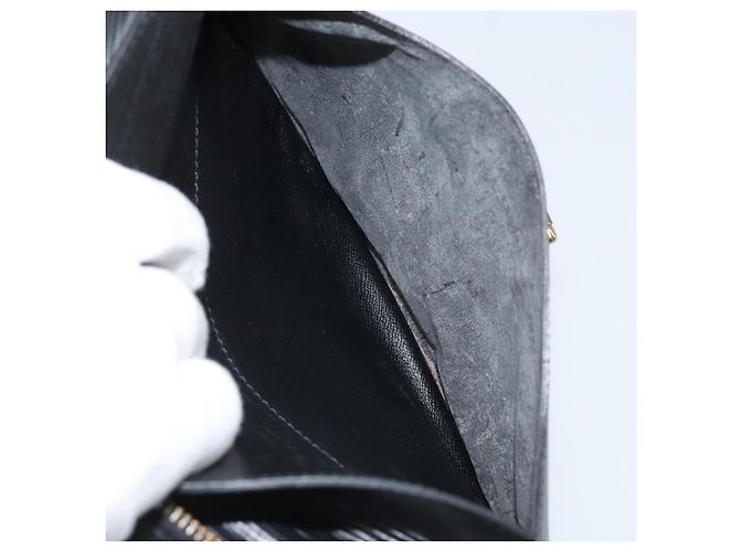 LOUIS VUITTON Borsa a Spalla Epi Jeune Fille MM Nera M52152 LV Auth ka2241 Nero - vista 23