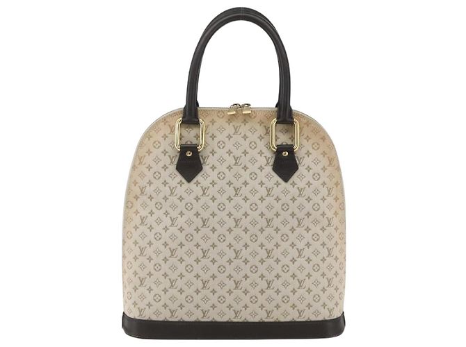 LOUIS VUITTON Monogram Mini Alma Haut Hand Bag Khaki M92203 LV Auth 168931 - view 13
