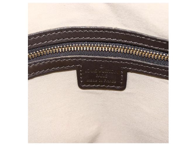 LOUIS VUITTON Monogram Mini Alma Haut Hand Bag Khaki M92203 LV Auth 168931 - view 17