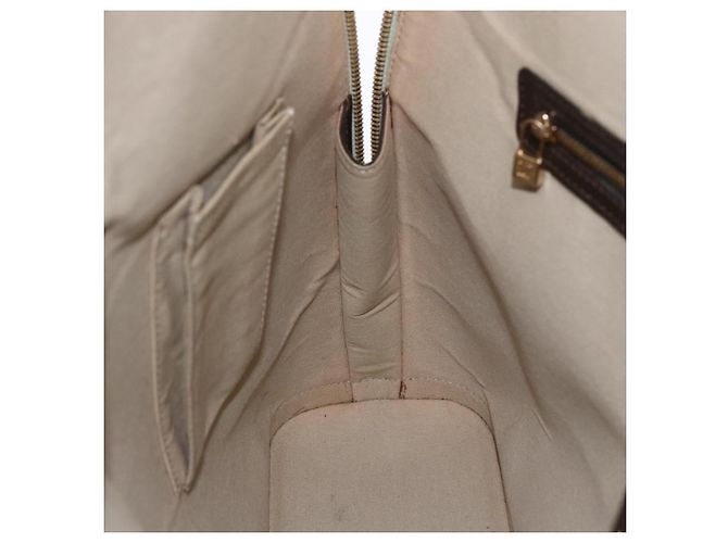 LOUIS VUITTON Monogram Mini Alma Haut Hand Bag Khaki M92203 LV Auth 168931 - view 19