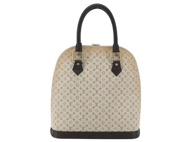 LOUIS VUITTON Monogram Mini Alma Haut Hand Bag Khaki M92203 LV Auth 168931 - view 2