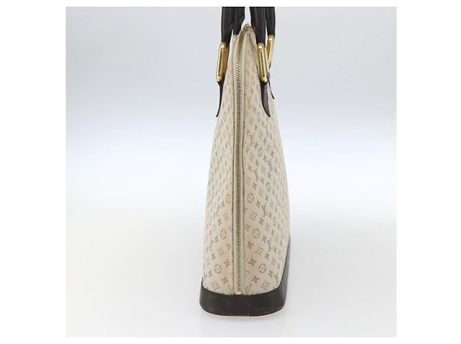 LOUIS VUITTON Monogram Mini Alma Haut Hand Bag Khaki M92203 LV Auth 168931 - view 3