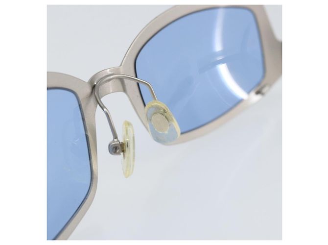 Occhiali da sole CHANEL metallo Blu CC Auth BA10546 - vista 11