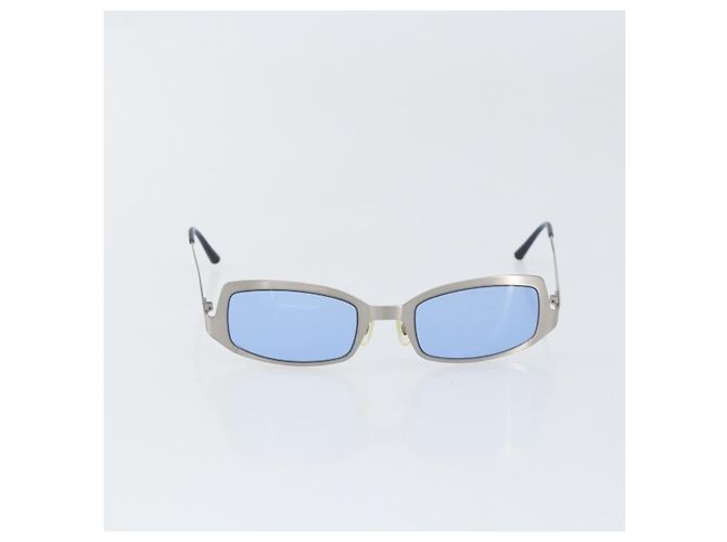 Occhiali da sole CHANEL metallo Blu CC Auth BA10546 - vista 13