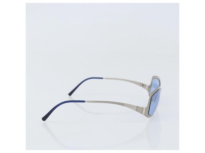 Occhiali da sole CHANEL metallo Blu CC Auth BA10546 - vista 4