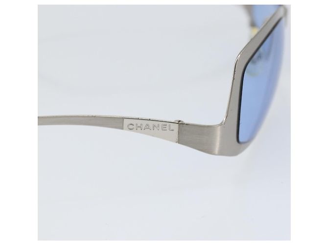 Occhiali da sole CHANEL metallo Blu CC Auth BA10546 - vista 7