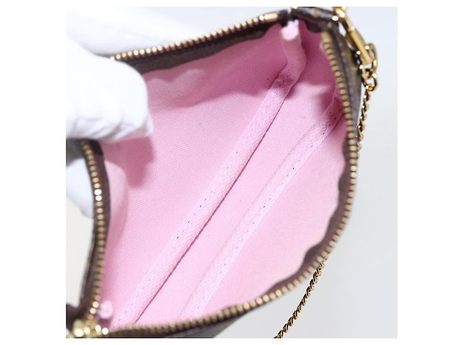 LOUIS VUITTON Monogram Vivienne Mini Pochette Accessori M45905 Auth 168260SM Monogramma - vista 10