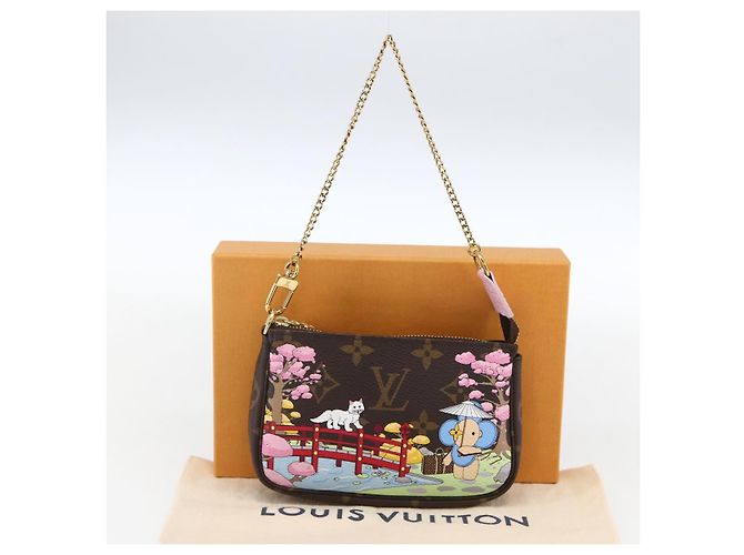LOUIS VUITTON Monogram Vivienne Mini Pochette Accessori M45905 Auth 168260SM Monogramma - vista 12