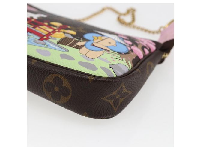 LOUIS VUITTON Monogram Vivienne Mini Pochette Accessori M45905 Auth 168260SM Monogramma - vista 15