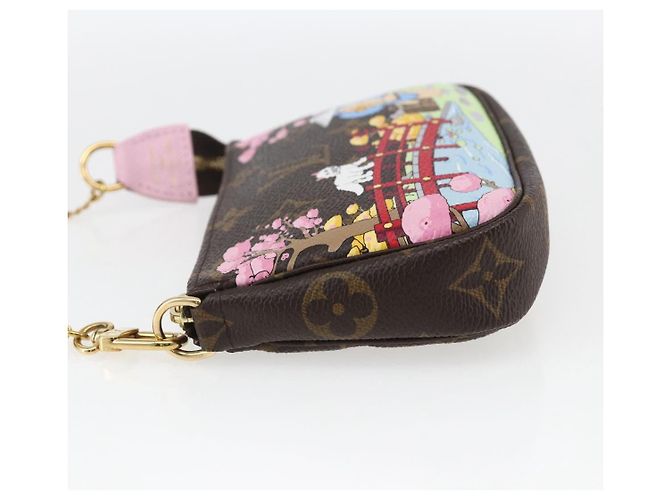 LOUIS VUITTON Monogram Vivienne Mini Pochette Accessori M45905 Auth 168260SM Monogramma - vista 3