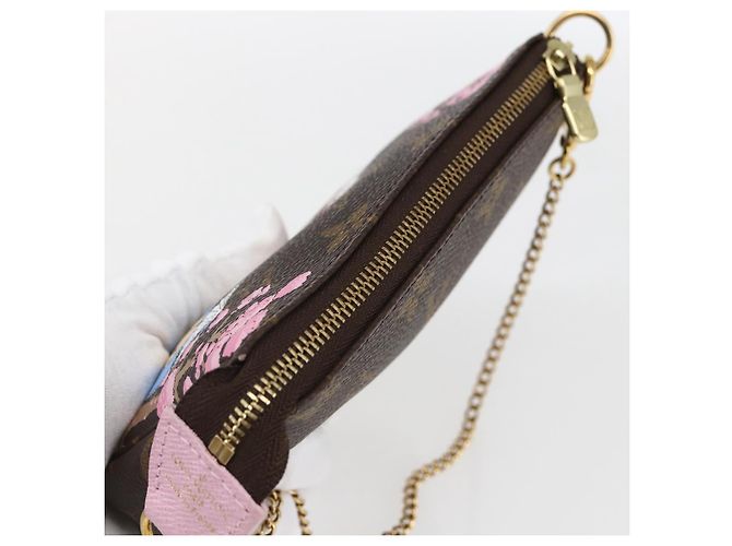LOUIS VUITTON Monogram Vivienne Mini Pochette Accessori M45905 Auth 168260SM Monogramma - vista 6