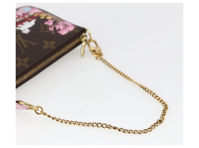 LOUIS VUITTON Monogram Vivienne Mini Pochette Accessori M45905 Auth 168260SM Monogramma - vista 7