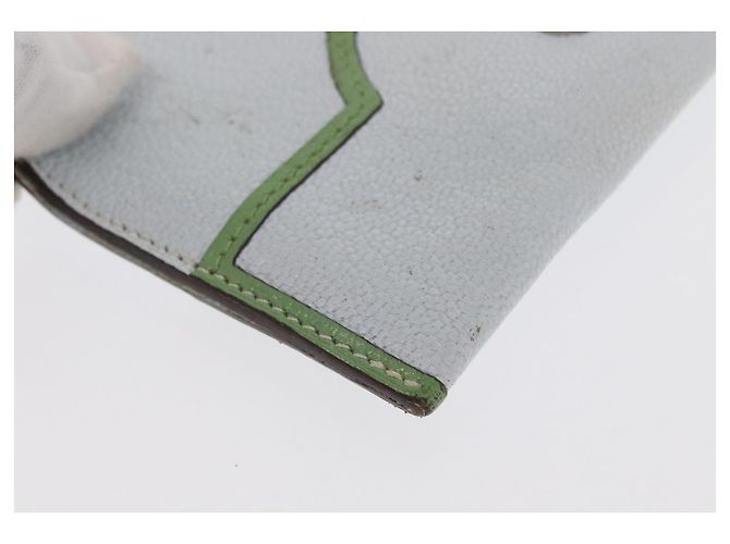 Hermès Portafoglio Paddock in pelle azzurro chiaro Auth HERMES 169952 Blu chiaro - vista 14