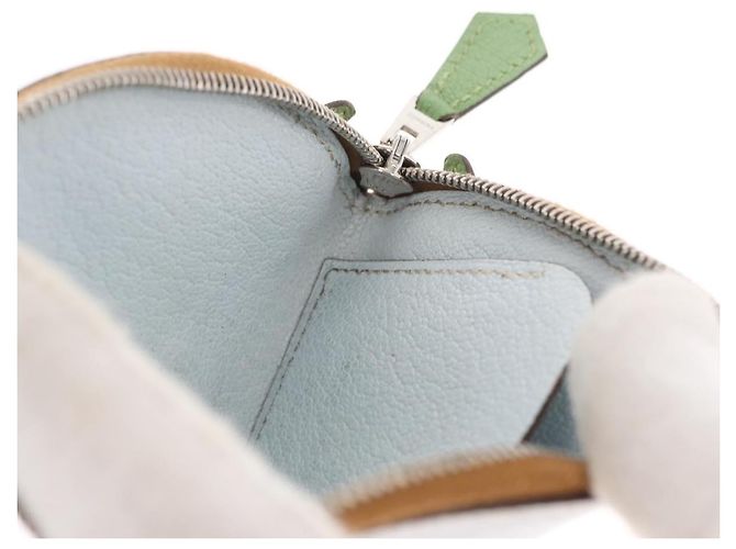Hermès Portafoglio Paddock in pelle azzurro chiaro Auth HERMES 169952 Blu chiaro - vista 18